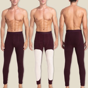 Sous-vêtements thermiques d'hiver Caleçons pour hommes Pantalons longs en polaire pour hommes Pantalons chauds pour hommes - Product Image 4
