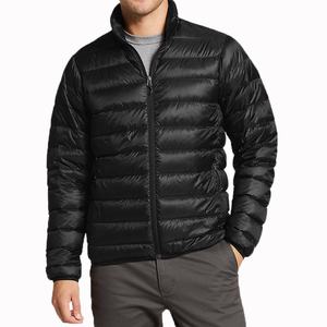 Chaqueta de Plumón de Ganso para Hombre, Acolchada, Sólida, sin Capucha, para Invierno - Product Image 3