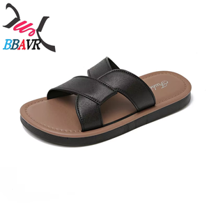 Balakon Zapatos de mujer con punta abierta de PU, impermeables, para todas las estaciones, antideslizantes, sin cordones, planos, informales, para exteriores, color blanco EVERGREEN - Product Image 5