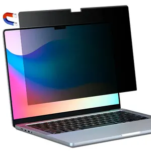 Macbook air pro-protector de pantalla para portátil, película de filtro de privacidad de 14,2 pulgadas, 16,2 pulgadas, M1, extraíble, magnético, antideslumbrante, mate