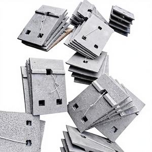 Fixations ferroviaires : Plaque <span class=keywords><strong>de</strong></span> fixation à double épaule pour traverses <span class=keywords><strong>de</strong></span> voie ferrée - Product Image 5