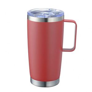 Mug à café en acier inoxydable 20 oz, compatible porte-gobelets de voiture, tasse isotherme, approvisionnement direct usine, stock disponible, cuisine et salle à manger ASM26 - Product Image 3