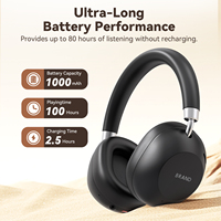 Headset Nirkabel Anc Kustomisasi Grosir Bt 6.0 Koneksi Ganda Headset Komputer 230g Peredam Kebisingan