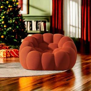 أثاث منزلي فقاعي ملون على الطراز الإيطالي ، كرسي أريكة كرة قدم كسول لغرفة المعيشة ، أريكة أريكة إسفنجية على شكل خاص - Product Image 4