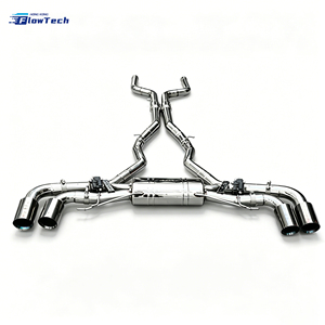 Sistema de Escape Cat-Back de Alto Flujo con Válvulas de Acero Inoxidable para BMW X5M X6M con Integración de Válvulas de Fábrica - Product Image 3