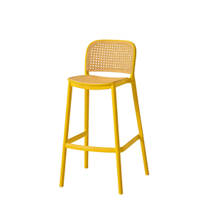 Silla de Bar de Plástico para Exteriores, Colorida, de Alta Gama, para Jardín, Cafetería, Bar, con Patas Altas - Product Image 5