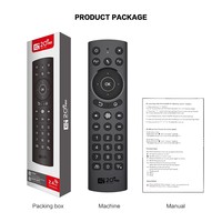 G20S PRO Smart, Ratón Inalámbrico 2.4G con Teclas Numéricas, Control Remoto Universal con Voz de Google para TV STB, Nuevo, AAA TV