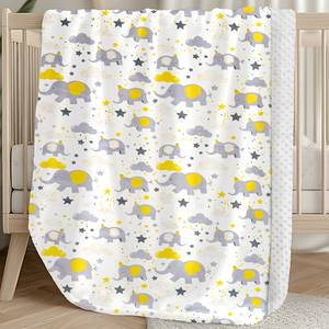 Couverture Bébé Sensorielle Minky à Pois, Vente en Gros, Personnalisée, Douce en Polaire Gaufrée Double Face, Couverture d'Emmaillotage pour Tout-Petits, Certifiée CPC OEKO-TEX, Direct Usine - Product Image 3