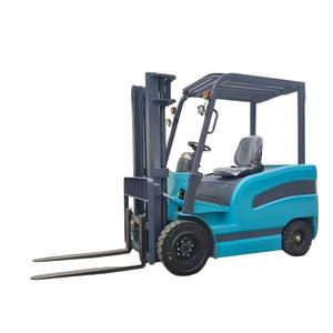 מחיר יצרן סיטונאי מלגזה חשמלית קטנה 4 טון למחסן 4x4 צמיגים מלאים סוללת עופרת חומצה מיני למכירה התאמה אישית - Product Image 3