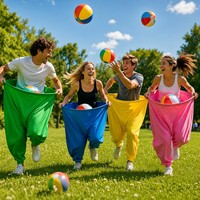 Beliebtes Granny Pants Gartenspiel Urkomisches Outdoor-Hinterhofspiel für Familienfeiern und Teambuilding mit Aufblasbaren Bällen