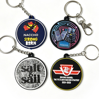 Gantungan Kunci PVC Lunak Hadiah Bisnis Personal 2D 3D Kustom Logo Merek Anda Sendiri Gantungan Kunci Silikon Karet Lunak PVC