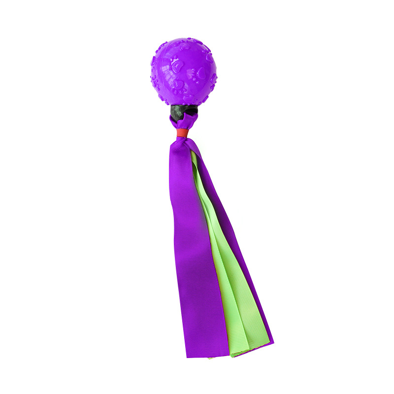 Boule de ruban violet