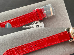 Reloj Mecánico Automático para Mujer, con Diamantes Flotantes, Esfera Romana, Correa de Cuero, Reloj de Pulsera de Lujo, Casual, para Oficina, Uso Diario, Chopards - Product Image 6