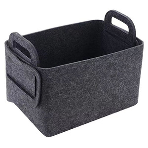 Cesta de almacenamiento de fieltro personalizada <span class=keywords><strong>Venta</strong></span> caliente respetuoso del medio ambiente fieltro bebé vivero <span class=keywords><strong>Caddy</strong></span> bolsa de almacenamiento cestas - Product Image 1