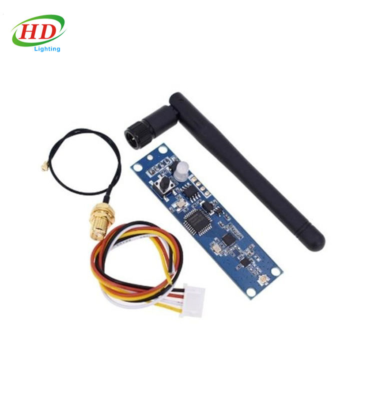 Moduli PCB Wireless DMX512 Per LED – Trasmettitore/Ricevitore Con Antenna – Generico