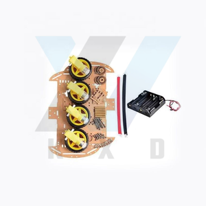 4WD Smart Robot Car Chassis Model with Gear Motor Diy Robotic Kit Box for <strong>Arduino</strong> - Product Image 1