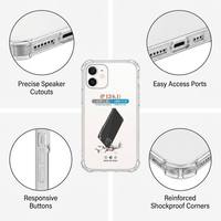 Coque transparente en TPU découpée avec précision pour IP17 ProMax, antichoc et anti-jaunissement, pour services professionnels et design urbain