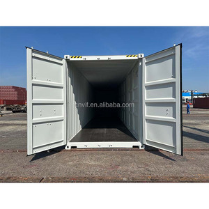 ตู้คอนเทนเนอร์โลหะ40Ft 40HQ ความจุขนาดใหญ่เคลื่อนย้ายได้ภาชนะเปิดประตูด้านข้างผลิตจากเหล็กคอร์เทนที่ทนทาน ISO9001ขาว - Product Image 3