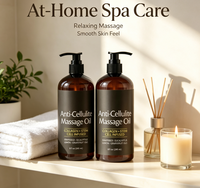 Huile de massage corporelle éclaircissante aux herbes - Huile naturelle pressée à froid pour les soins anti-âge de la peau, Marque privée