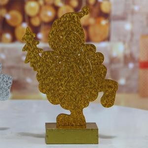 Nouvelle Lampe LED Bonhomme de Neige 10L Blanc Chaud en MDF, Alimentée par Piles, IP20, pour Décoration de Noël, Fêtes et Maison 2024 - Product Image 5