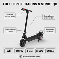 Skuter Mobilitas Listrik Lipat Portabel 36V Baterai 850W Motor Ganda Grosir  Cepat dan Seimbang Sendiri