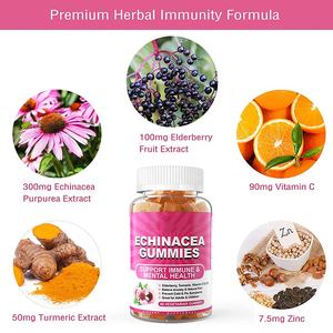 Private label estratto di <span class=keywords><strong>Echinacea</strong></span> chinacea gummies integratore a base di erbe chinacea gummies - Product Image 2