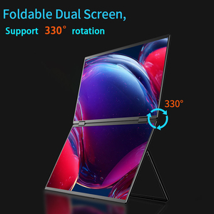 Moniteur portable pliable de 18,5 pouces 1080P 100Hz avec <span class=keywords><strong>double</strong></span> haut-parleur Type-C pour <span class=keywords><strong>PC</strong></span>, écran de jeu mobile, moniteur portable - Product Image 5