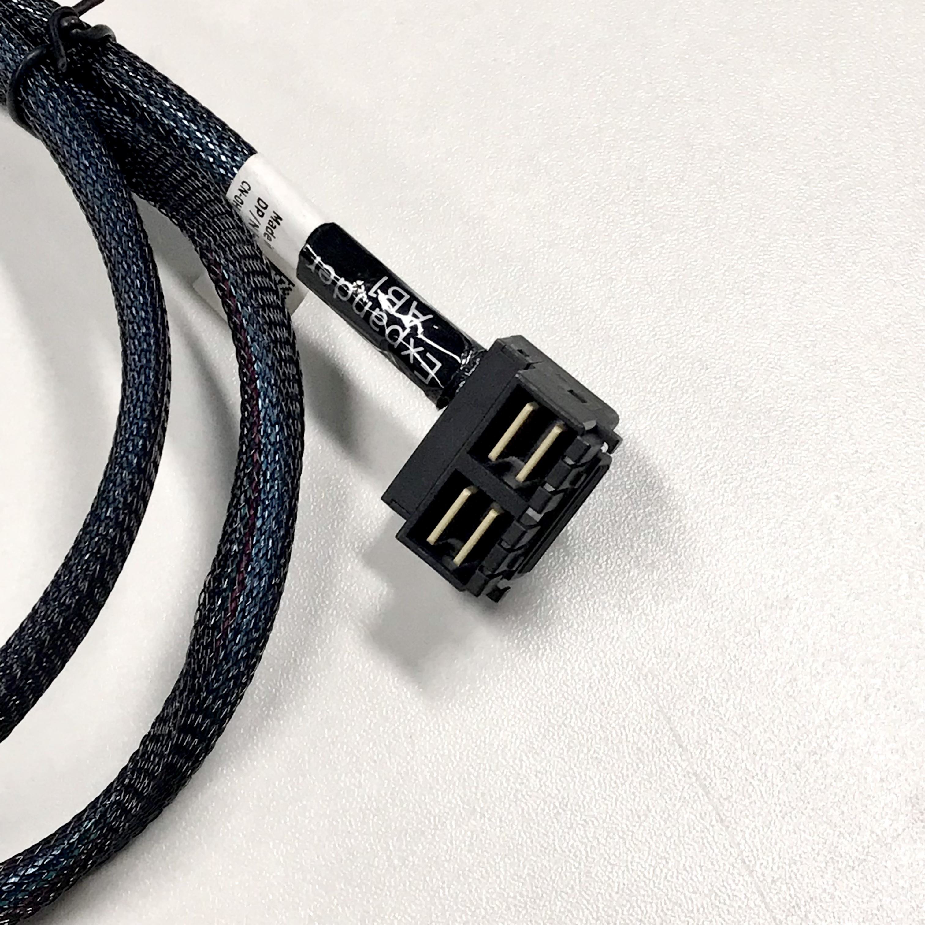 HONPNK High-Speed MiniSAS HD SFF-8643 72 36Pin Straight Right Angle SAS Data Cable for DELL PowerEdge Computer Expand Backplane