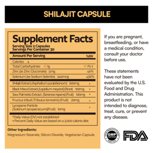 OEM/ODM Shilajit Extract Capsules Immuunversterker Immuunondersteuning Himalaya Shilajit Capsules Natuurlijke Kruidensupplementen - Product Image 2