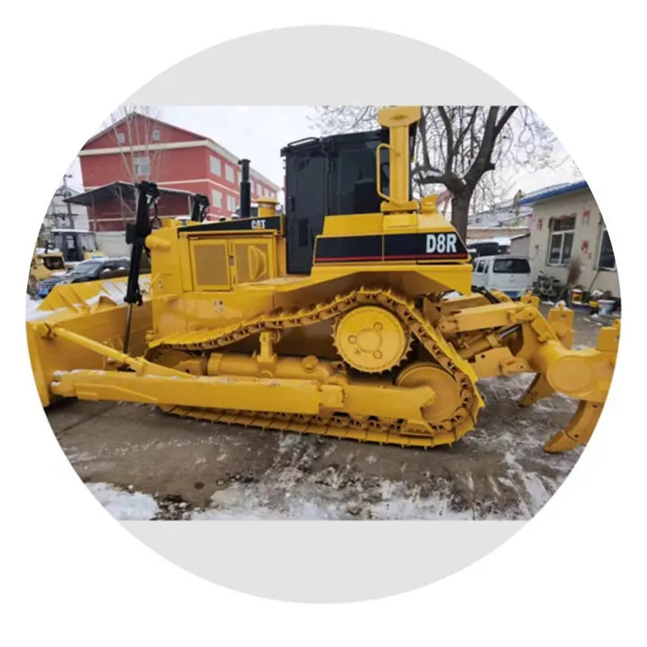 Bouteur d'occasion haute efficacité Cat D8r, tracteur d'occasion à chenilles Caterpillar D6r D7r D6h D7h D8r