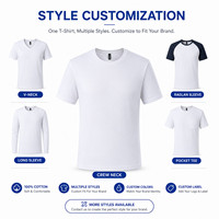 T-shirt en coton tricoté uni 100 % coton pour hommes et femmes, 180 g, personnalisable avec logo, col rond, manches courtes, idéal pour l'été et les événements promotionnels.