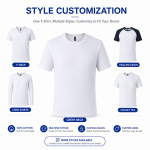 เสื้อยืดคอตตอน 100% ขายส่ง สำหรับผู้ชายและผู้หญิง น้ำหนัก 180 กรัม สกรีนโลโก้ได้ เสื้อยืดคอกลมแขนสั้น สำหรับงานโปรโมชั่นฤดูร้อน - Product Image 2
