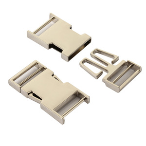 Side Release Buckle 25mm Alloy Durable For Bags <b>Webbing</b> Pet Collar Rope - Product Image 4
