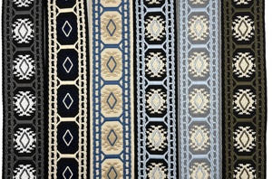 Correa <span class=keywords><strong>de</strong></span> poliéster con patrón <span class=keywords><strong>de</strong></span> flores para costura, tejido Jacquard <span class=keywords><strong>de</strong></span> 50mm, 18 colores - Product Image 6