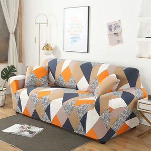 Fundas de Sofá Elásticas para Sofá de Dos Plazas, Ecológicas, Modernas, para Sala de Estar, 100% Poliéster, Marca SHINED, Modelo CY-146, Venta al por Mayor - Product Image 1