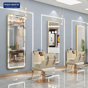 Wallybeauty – station de <span class=keywords><strong>coiffure</strong></span> professionnelle, style simple, miroir, équipement de salon, <span class=keywords><strong>produit</strong></span> - Product Image 4