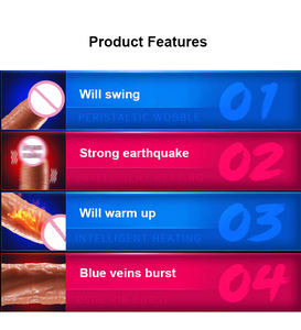 Telecomando senza fili enormi Dildo ventosa pene intimity Phallus grandi giocattoli realistici del sesso del vibratore del Dildo per le donne adulte - Product Image 6