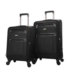 Housse valise de viagem grande marque oem/oem poliéster carrinho conjuntos de bagagem paris 24 pacote de viagem