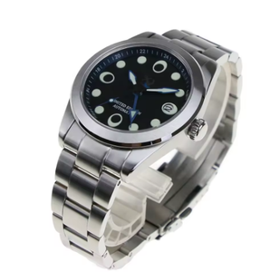 40mm 316L Stainless Steel Case Sapphire Glass Rotate Bezel 28.5mm Dial Quartz Movement Luxury Watch Parts 5BAR Water Resistance - Product Image 5