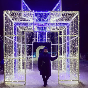 Luz de arco LED personalizada a prueba de agua IP65 para caja de regalo, para interiores y exteriores, para decoraciones navideñas de Año Nuevo. - Product Image 1