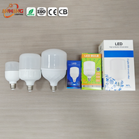 Ampoules LED en forme de T à haute luminosité et à économie d'énergie, 20W-60W, E27/B22, pour la maison, le bureau, les plafonds, certifiées RoHS/CE, garantie 2 ans