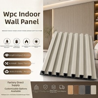 Panneau mural intérieur WPC haut de gamme, grille en mousse, mur de fond décoratif, matériaux écologiques, durables, imperméables