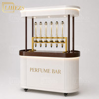 Kiosques de bar à parfums portables interactifs personnalisés pour mariages, chariots mobiles de vente au détail