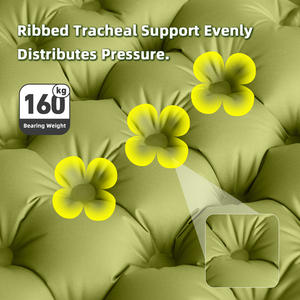 Colchoneta inflable DRCQD para acampar, rectangular, portátil, colchón de aire de TPU, colchoneta para dormir al aire libre para 1 persona - Product Image 5