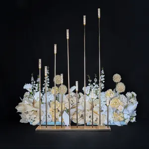 人気のオスカーホールスタイルクリスタルスターライトアクリルロードライトパーティー雰囲気の装飾結婚式の照明の装飾