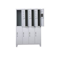 Casier de rangement en acier durable à porte unique verrouillable pour chambre à coucher, idéal pour le stockage domestique - Prix compétitif, vente en gros
