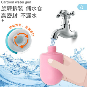 Pistolet à eau de dessin animé pour enfants, jouet de plage d'été, pistolet à pulvérisation en plastique pour jeu en plein air, unisexe, taille unique - Product Image 3