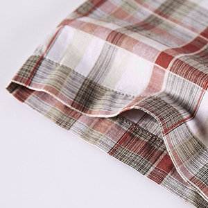 2020 camisas a cuadros informales para hombres superventas de alta calidad 100% algodón verano Formal manga corta cómodas camisas de poliéster - Product Image 5