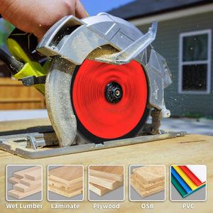 ใบ<span class=keywords><strong>เลื่อย</strong></span>วงเดือนสำหรับงานรื้อถอนและโครงสร้าง ขนาด 24 ฟัน 165 มม. พร้อมเคลือบสารกันติด สำหรับงานไม้ - Product Image 5