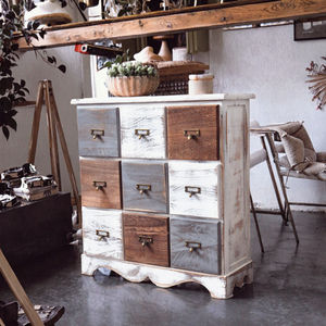 Mueble de Cocina Rústico Ligero de Madera Maciza Antigua, Decoración para el Hogar de Cloud East - Product Image 3